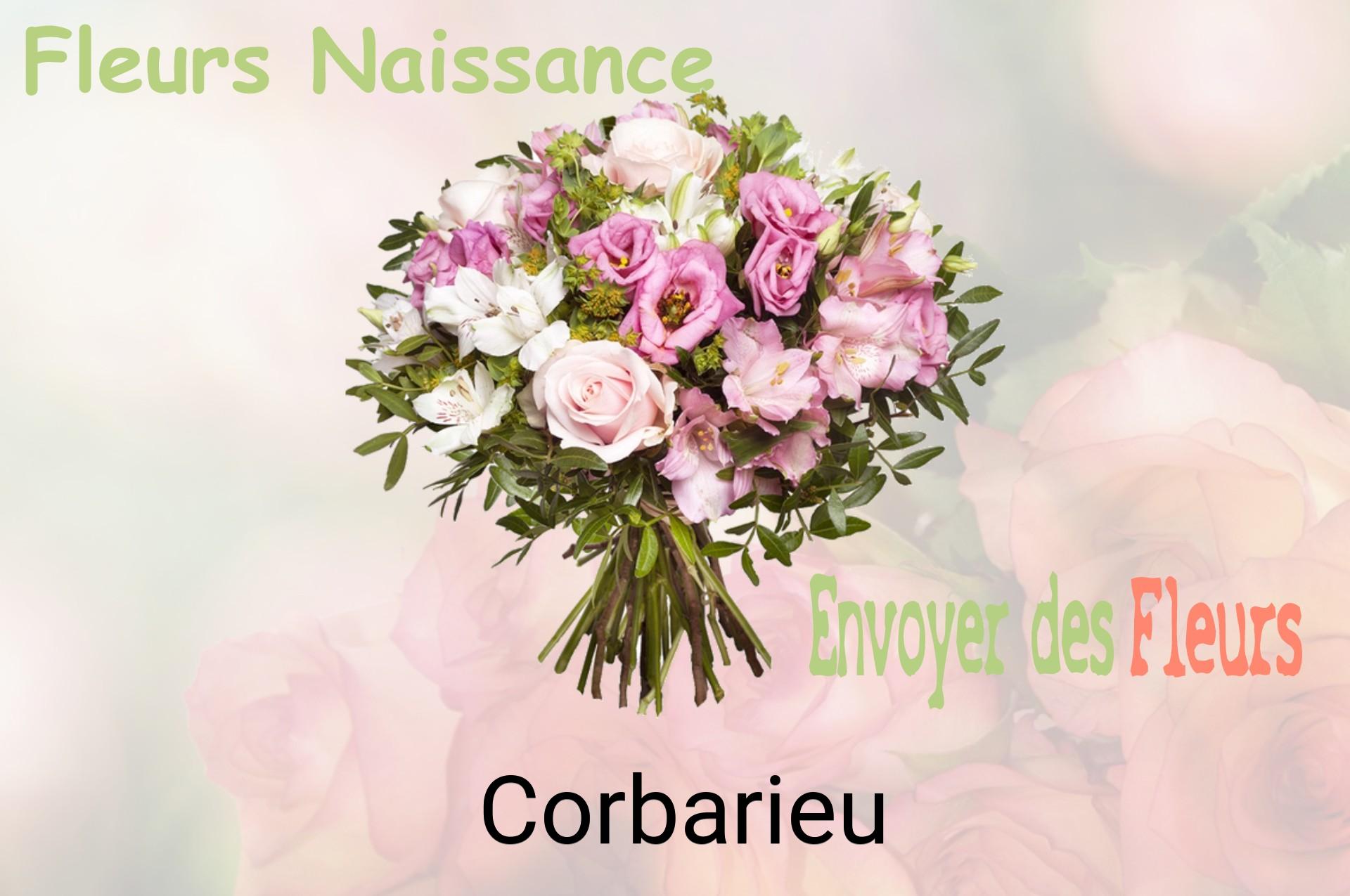 Bouquet de fleurs de naissance livré à Corbarieu